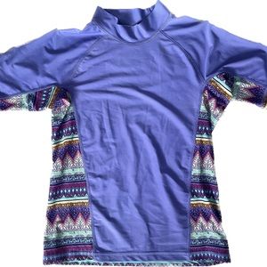 Patagonia girls mock neck rashguard